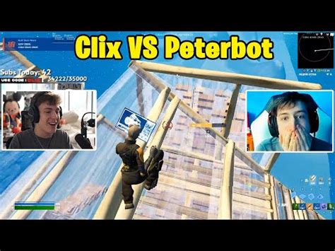 Clix Vs Peterbot V Toxic Fights Youtube