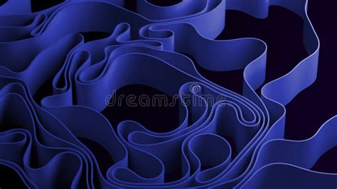 Abstract 3D Blue Background Animation. Motion Design Backdrop Stock ...