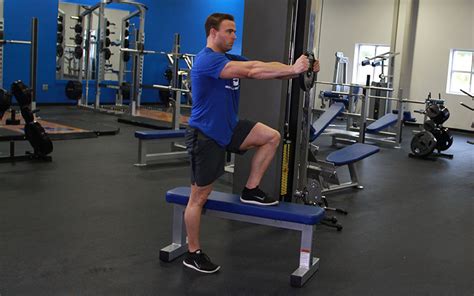 Single Leg Squat With Bench