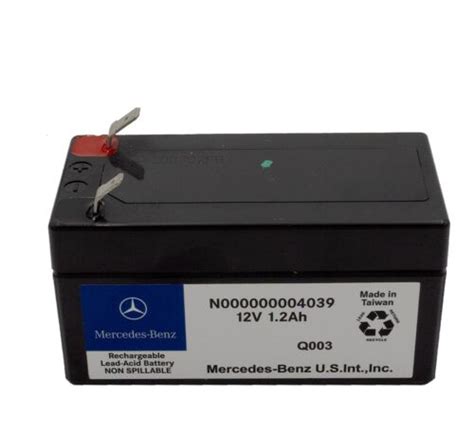 Original Mercedes AGM Backup Batterie Stützbatterie 12V 1 2Ah