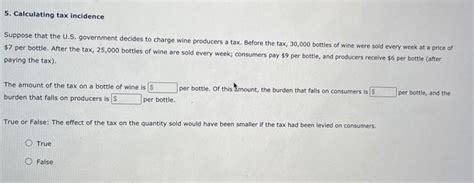 Solved Calculating Tax Incidence Suppose That The U S Chegg