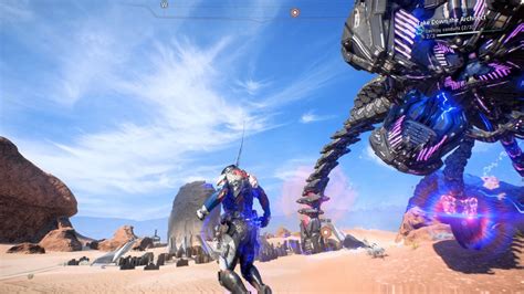 Mass Effect Andromeda Giant Sand Worm Robot Youtube