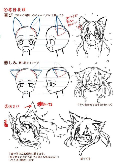 How To Draw Cat Ears How To Draw Canine Ears Tutorial 1 By Kenket On