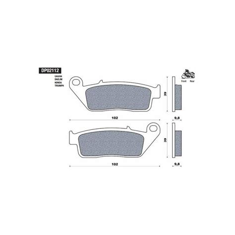 Placute Frana Honda CBR 650 F Organic Forma DP02112