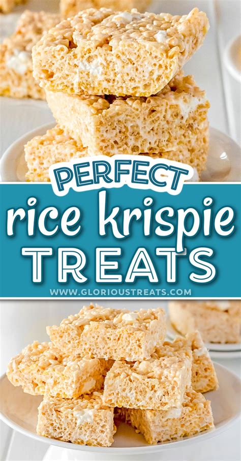 Perfect Rice Krispie Treats Glorious Treats