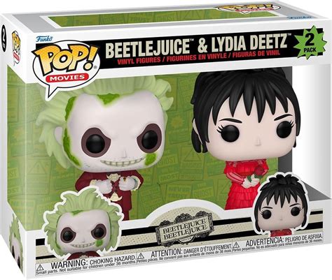 Funko Pop Movies Beetlejuice Beetlejuice 2 Pack Beetlejuice Lydia