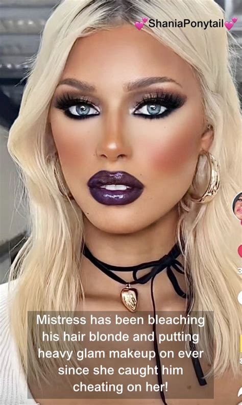 Drag Makeup Beauty Makeup Bleach Blonde Blonde Hair Transgender Quotes Going Blonde Sissy