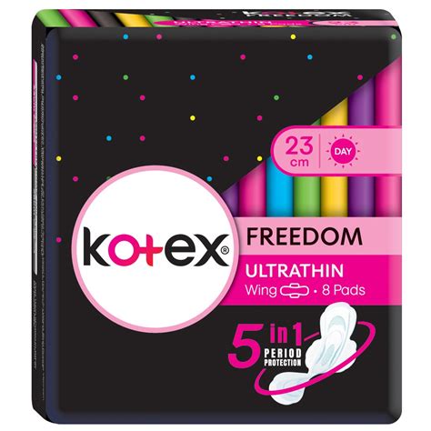 Kotex Freedom Ultrathin Sanitary Napkins 23cm 2 Packs 16 Pads Shopee Philippines