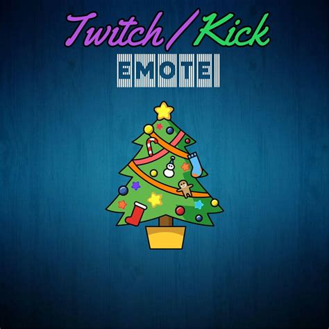 Christmas Tree Twitch Discord Emote Streamer Spooky Kick Etsy