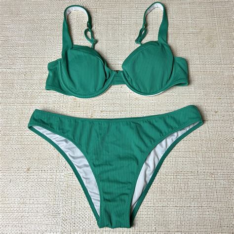 Turquoise Bikini Set Depop