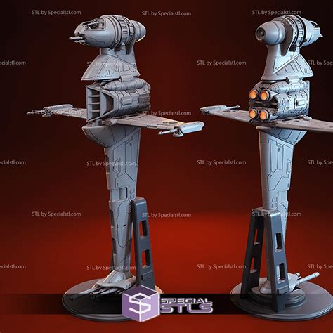 B-Wing Starfighter STL Files from Starwars 3D Model | SpecialSTL