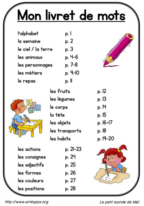 Livret De Mots Apprendre Crire Apprendre Lire Cp Fiches De