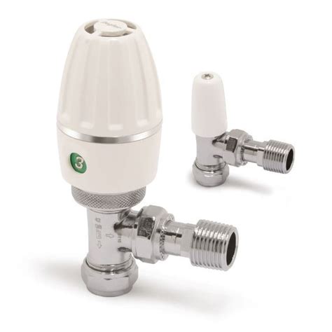 Pegler Terrier Trv Radiator Valve With Lockshield 07002124 Plumbers Mate Ltd