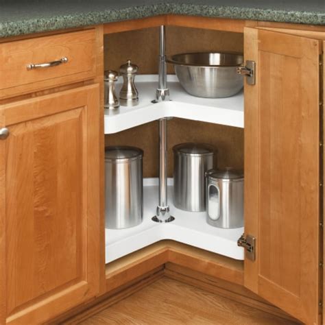 Rev A Shelf 32 Kidney Shaped Lazy Susan Corner Wall Cabinet Two Shelf