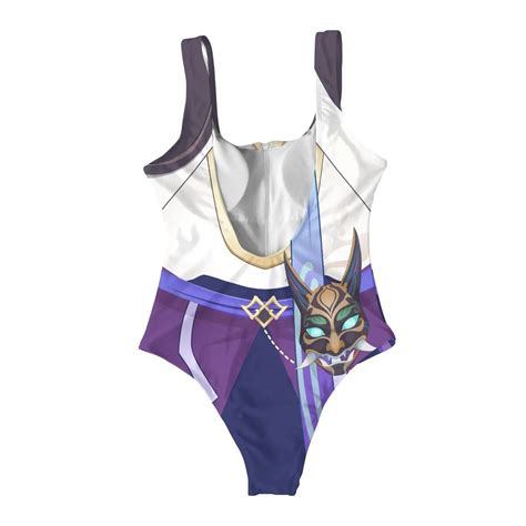 Anime Genshin Impact Swimsuit Bikini One Piece Women Venti Hutao Mona