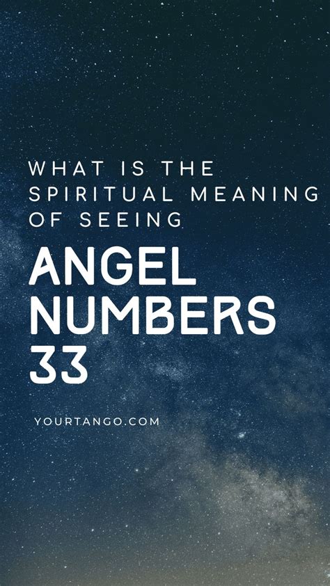 Angel Number 33 — Spiritual Meaning And Symbolism Spiritual Meaning Angel Numbers Angel Number