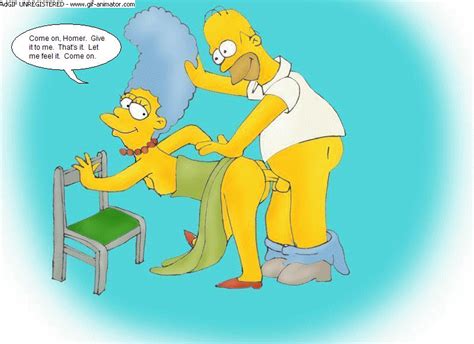 Rule 34 Animated Breasts Clothes Color Female Homer Simpson Human