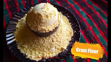 Homemade Besan Or Gram Flour Ghar Mein Besan Kaise Banaye Besan