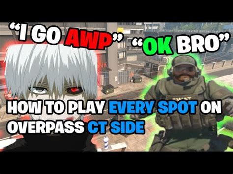 HOW TO PLAY EVERY SPOT CT OVERPASS CS2 Tutorial YouTube