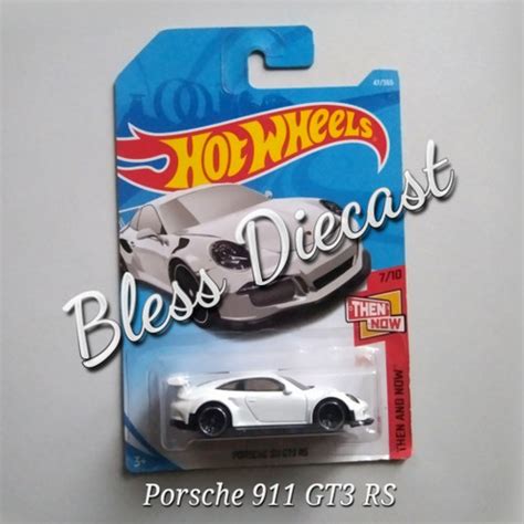 Jual Porsche GT RS Putih Hot Wheels Basic Regular Series No Datsun JDM Kab Bogor Bless
