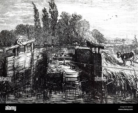 Canal Barge 19th Century High Resolution Stock Photography and Images ...