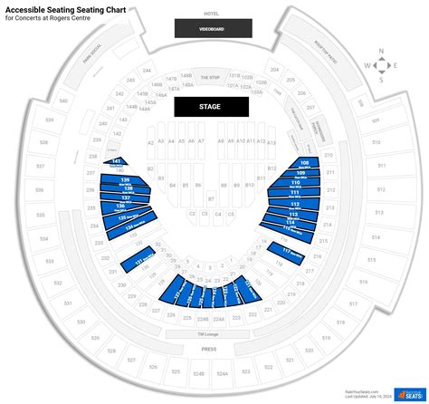 Accessible Seating At Rogers Centre