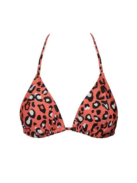 Pretty Me Antigone Bikini Τριγωνάκι με Ενίσχυση Animal Print Κόκκινο