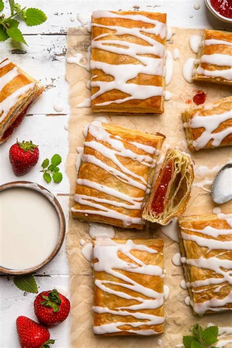 Vegan Strawberry Toaster Strudel Recipe Dandk Organizer