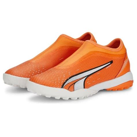 Puma Ultra Match Mid Laceless Tt Supercharge Orange Blanc Bleu