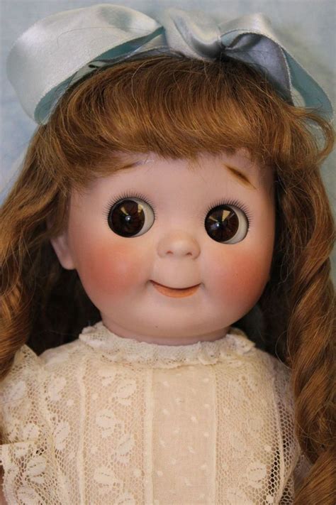 16 Antique 1910 JDK Kestner RARE 221 Googly Doll HUGE SIZE Brown