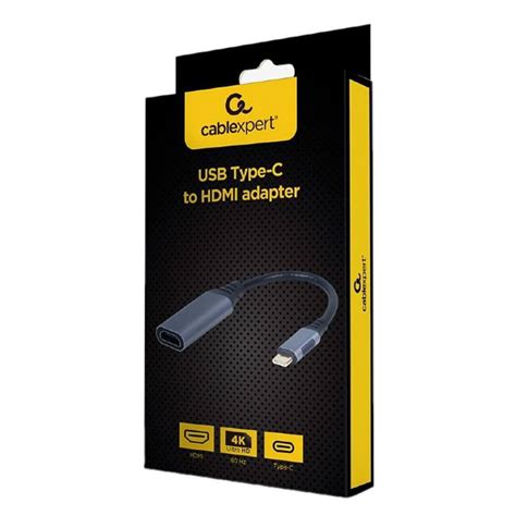 GEMBIRD ADAPTADOR USB TYPE C A HDMI GRIS