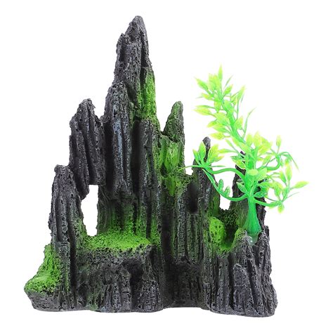 NUOLUX Aquarium Decorations Ornament Artificial Tank Fish Resin