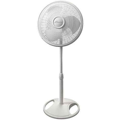 Lasko 16 Galaxy Oscillating Pedestal Fan With 3 Speeds S16100 White