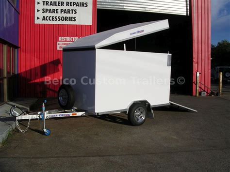 Enclosed Motorbike Trailers Custom Made In Qld By Belco