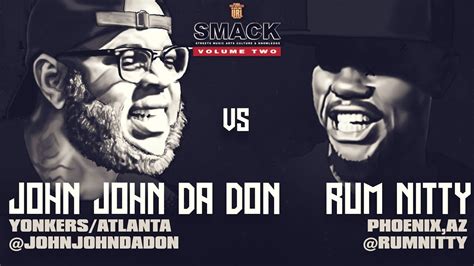 John John Da Don Vs Rum Nitty Smack Rap Battle Urltv Youtube