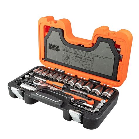 Bahco S Drive Ratchet And Socket Set Pcs Power Tool