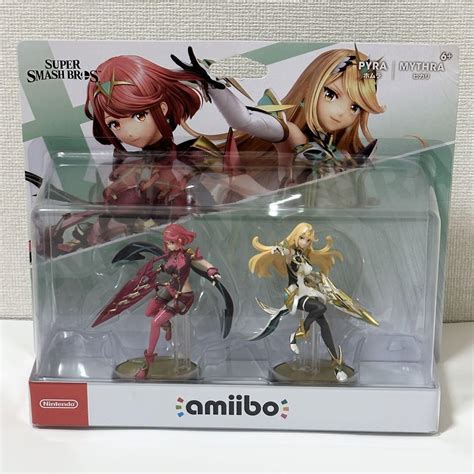 Nintendo Amiibo Pyra Mythra Double Set Super Smash Bros Homura Hikari