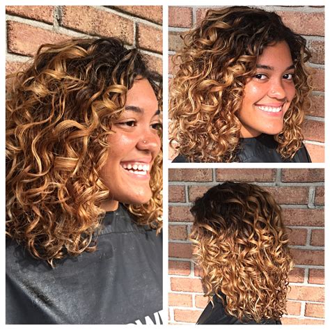 Curly Hair Highlights