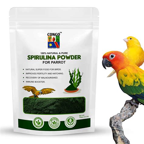 Buy Congo 100gm Spirulina Powder For Healthy Health Feather For