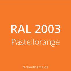 RAL 2003 Pastellorange Farbenthema