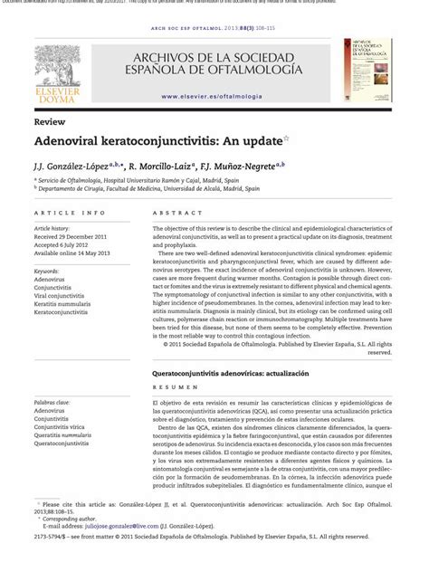 PDF ARCHIVOS DE LA SOCIEDAD Pdfs PDF Filequeratoconjuntivitis