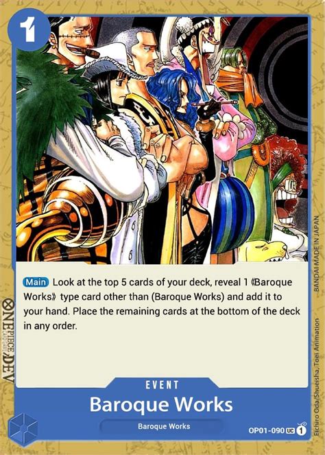 Baroque Works One Piece Top Decks