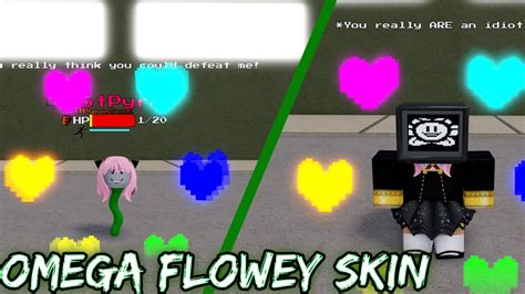 Omega Flowey Skin Sans Changes Ranked 1v1s Gamemode II Roblox