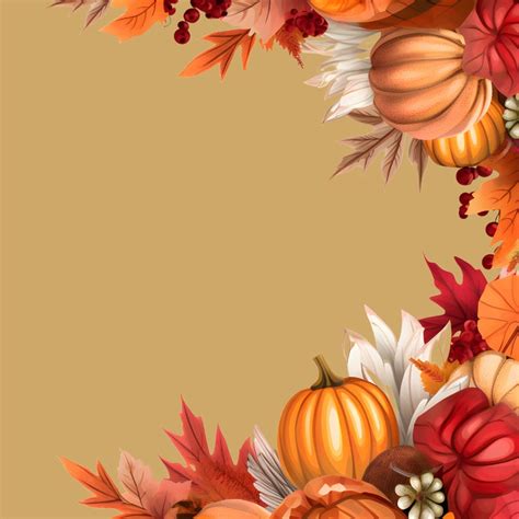 Thanksgiving Borders Clipart , 8 PNG Files, Transparent, - Etsy