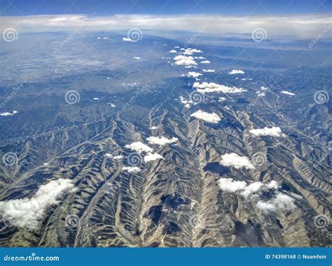 Aerial view of Utah stock photo. Image of desert, view - 74398168