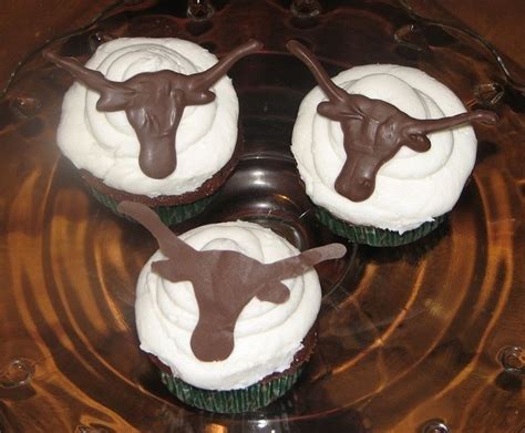 Longhorn Cupcakes Cupcakes Football Desserts Cupcake Bakery