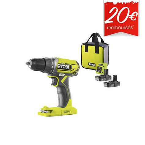 Promo Perceuse Visseuse Ryobi R Dd S V One Plus