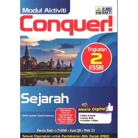 Modul Aktiviti Conquer Sejarah Tingkatan Kssm Shopee Malaysia