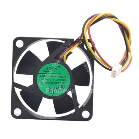 ADDA AG03505MX105301 DC 5V 0.22A 2 Wires / 3 Wires Axial Cooling Fan ...