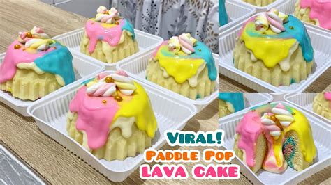 Masih Ga Nyangka PADDLE POP LAVA CAKE VIRAL Se CANTIK Se ENAK Ini